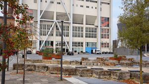 Teglgårds Plads set fra Karolinelundsvej